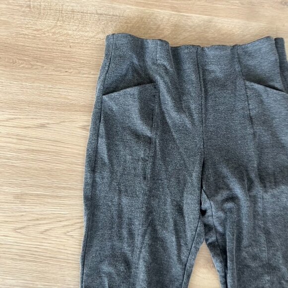 Athleta Siena Skinny Pant Gray Ponte Ankle Pants Size 12 - Picture 5 of 10